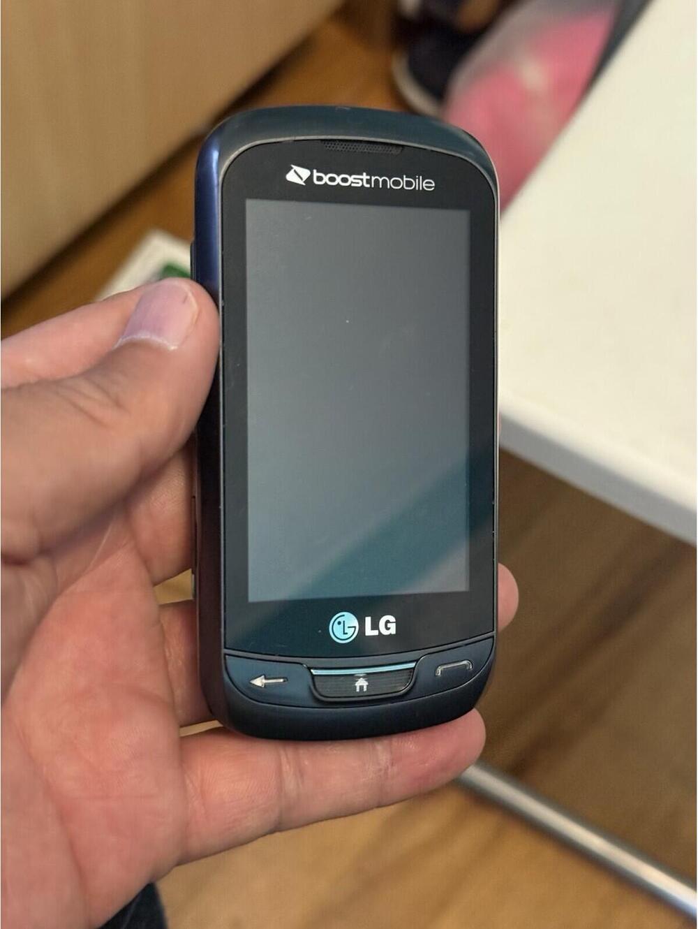 LG Rumor Reflex LN272 -  Gray ( Boost Mobile ) Cellular Phone , Working